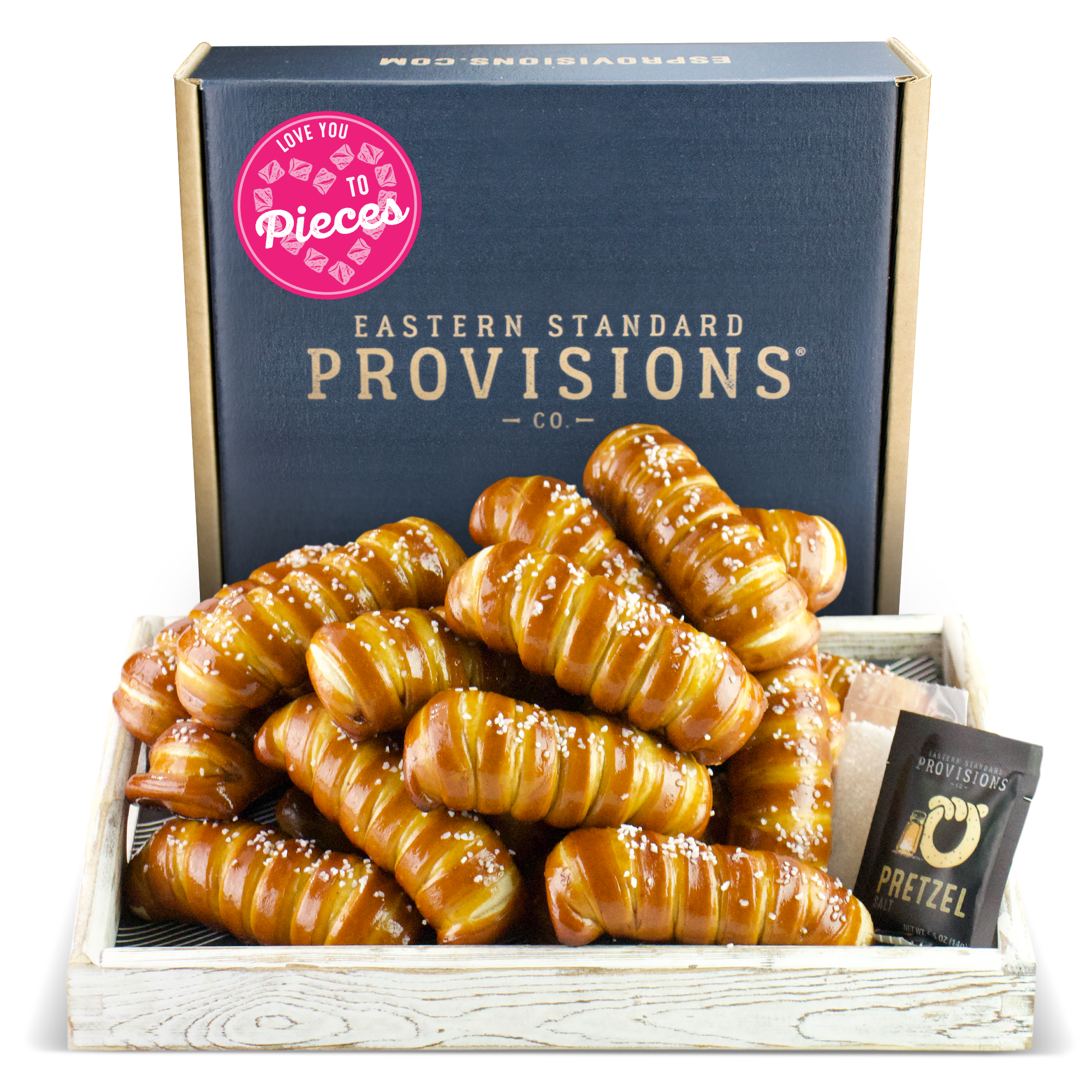 Turnbuckle Sticks Soft Pretzel Box - Valentine's Day