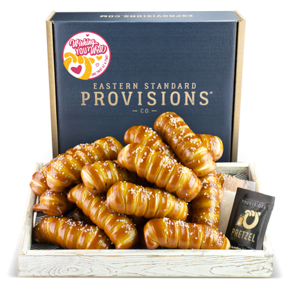 TURNBUCKLE STICKS SOFT PRETZEL BOX - Well Wishes