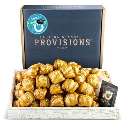 One-Timer Bites Soft Pretzel Box - Congrats Grad