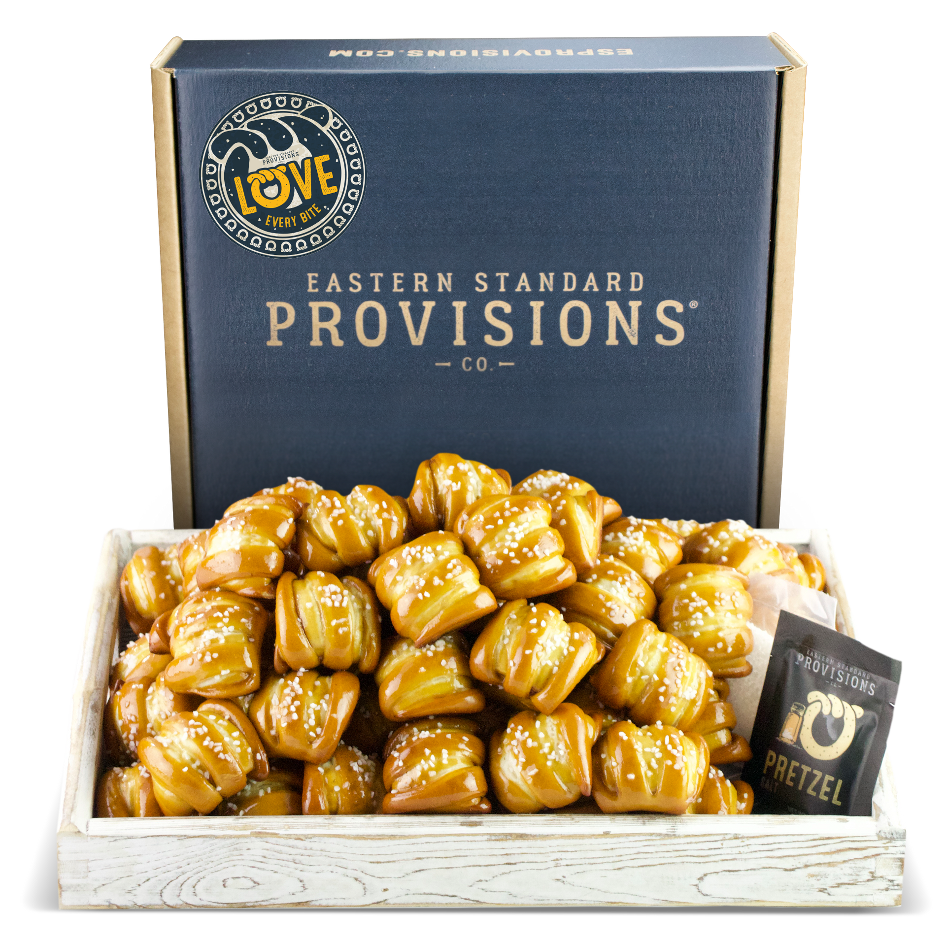 One-Timer Bites Soft Pretzel Box - ESPCO – Eastern Standard
