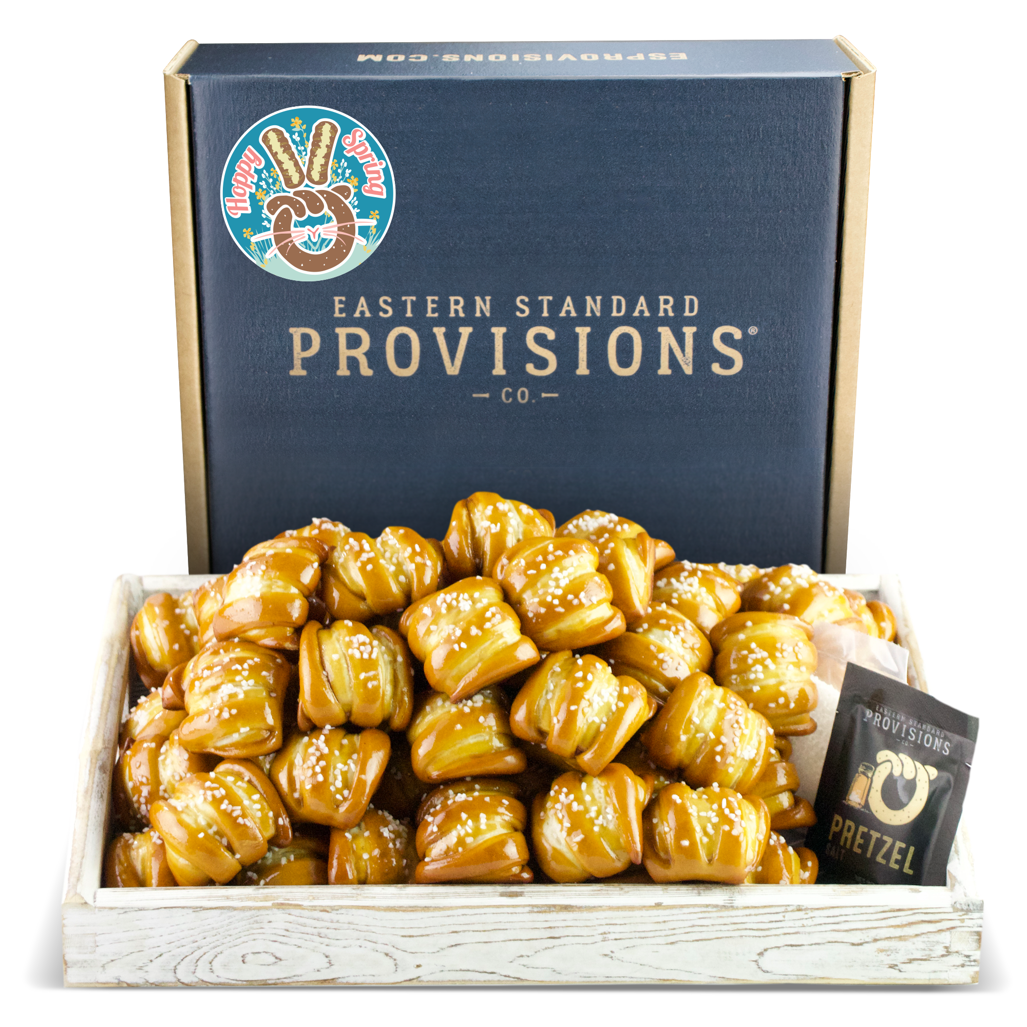 One-Timer Bites Soft Pretzel Box - Easter