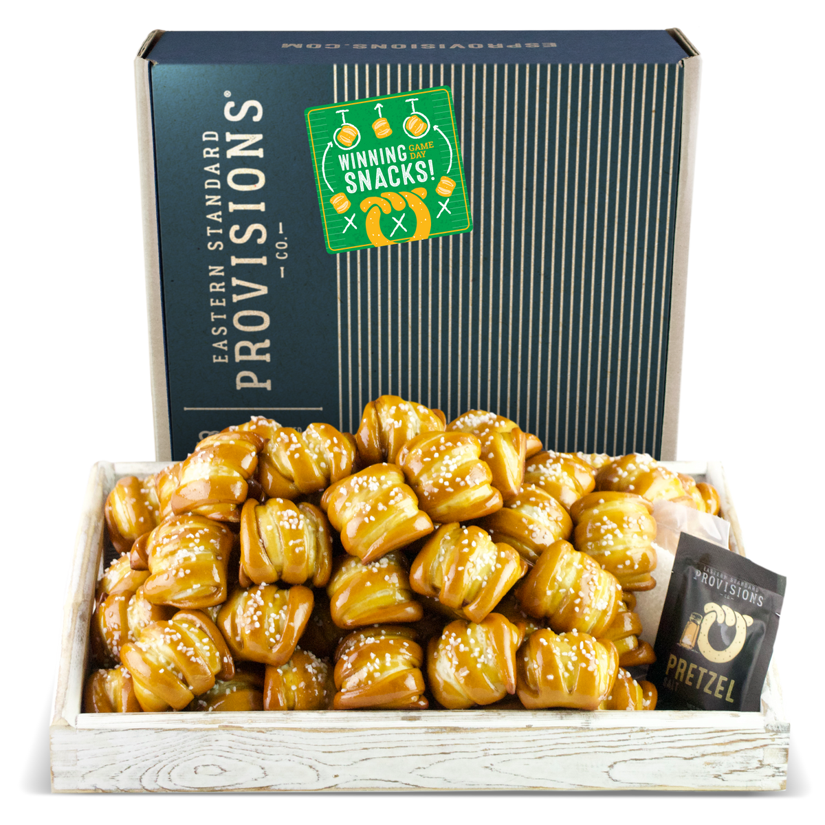 One-Timer Bites Soft Pretzel Box - Game Day
