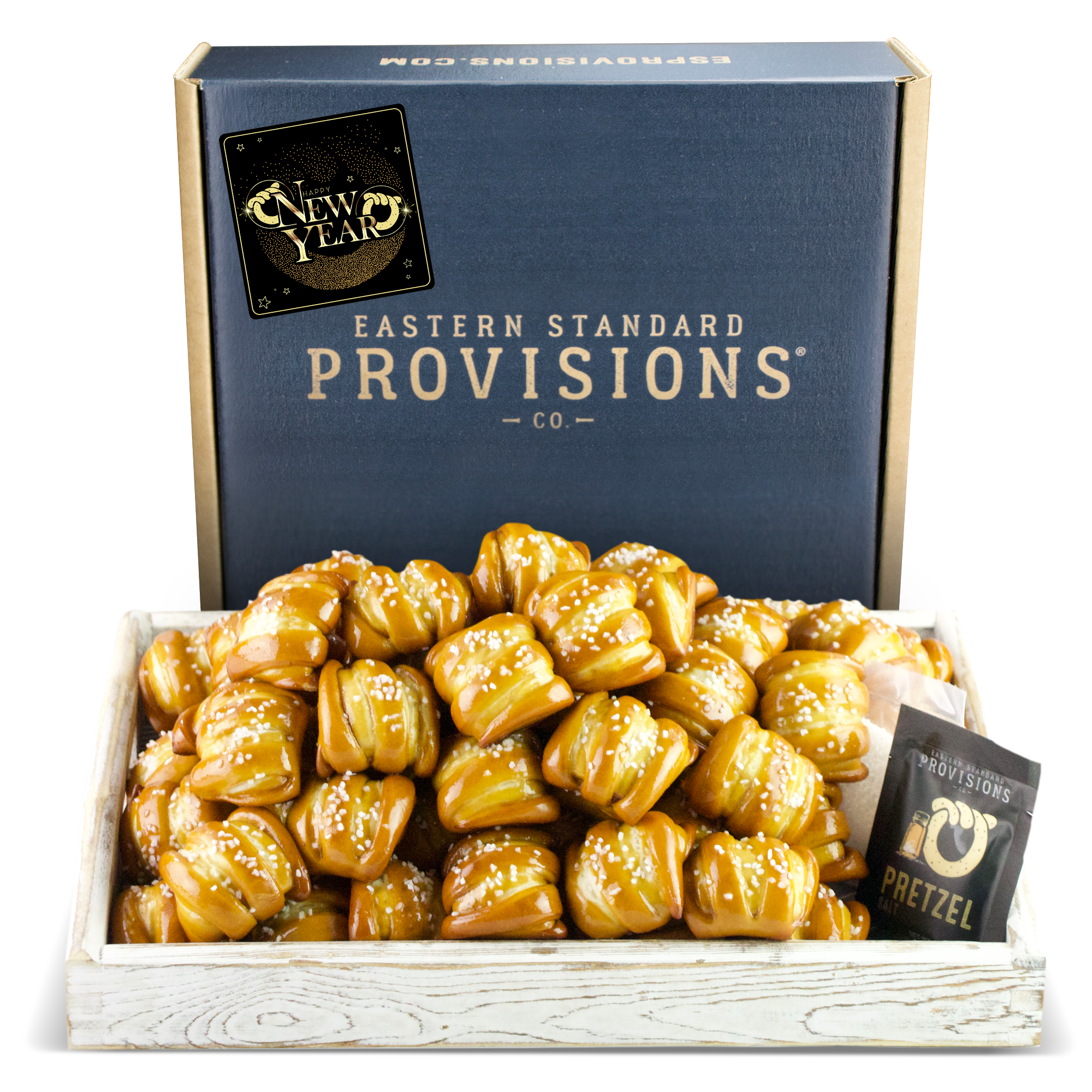 One-Timer Bites Soft Pretzel Box - New Years