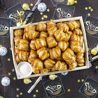One-Timer Bites Soft Pretzel Box - New Years