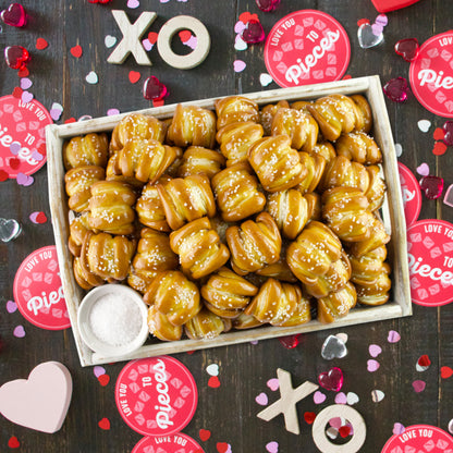 One-Timer Bites Soft Pretzel Box - Valentine's Day