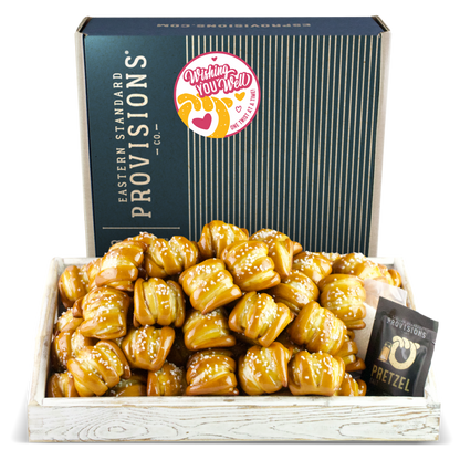 One-Timer Bites Soft Pretzel Box - Well Wishes