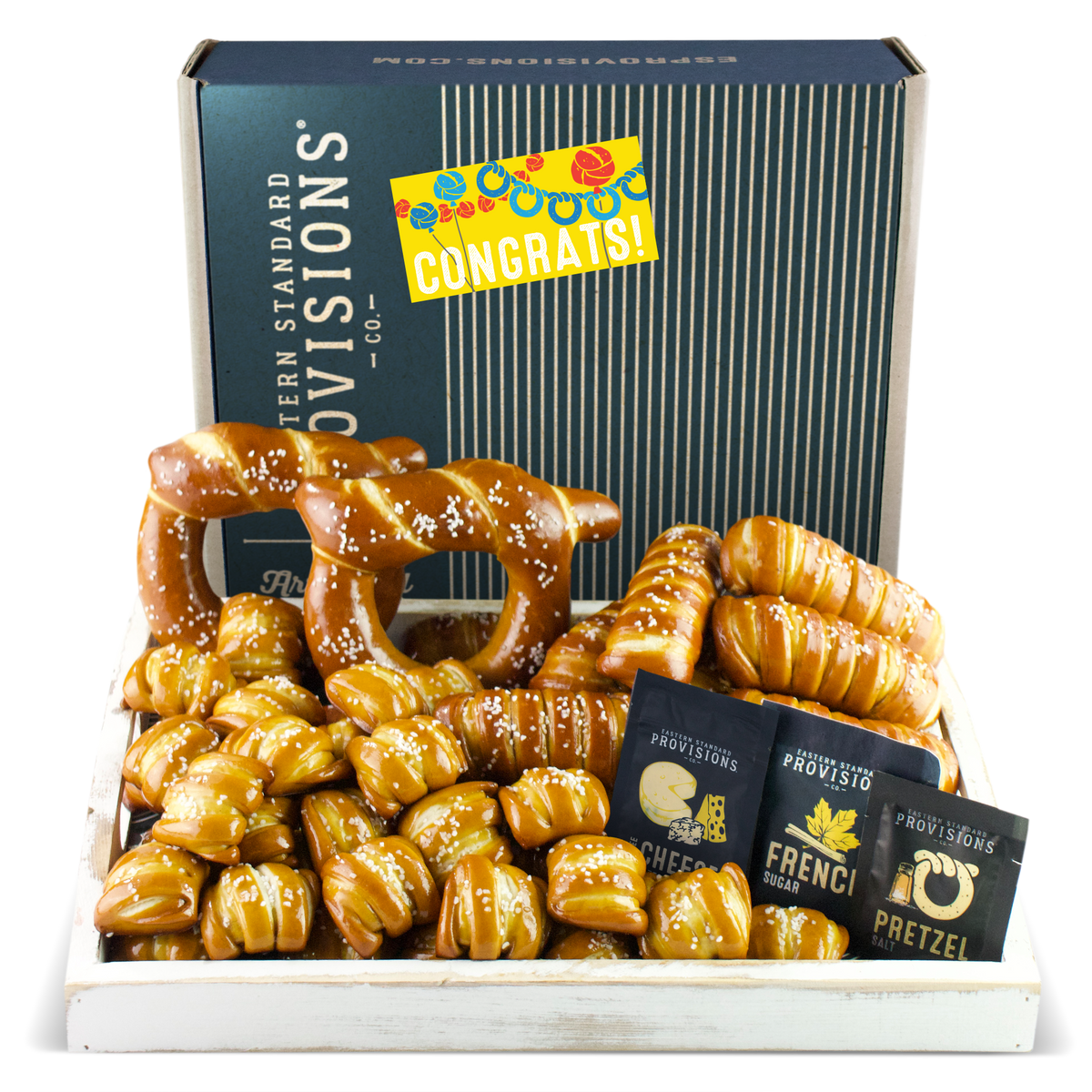 Soft Pretzels & Salts Variety Box - Congratulations