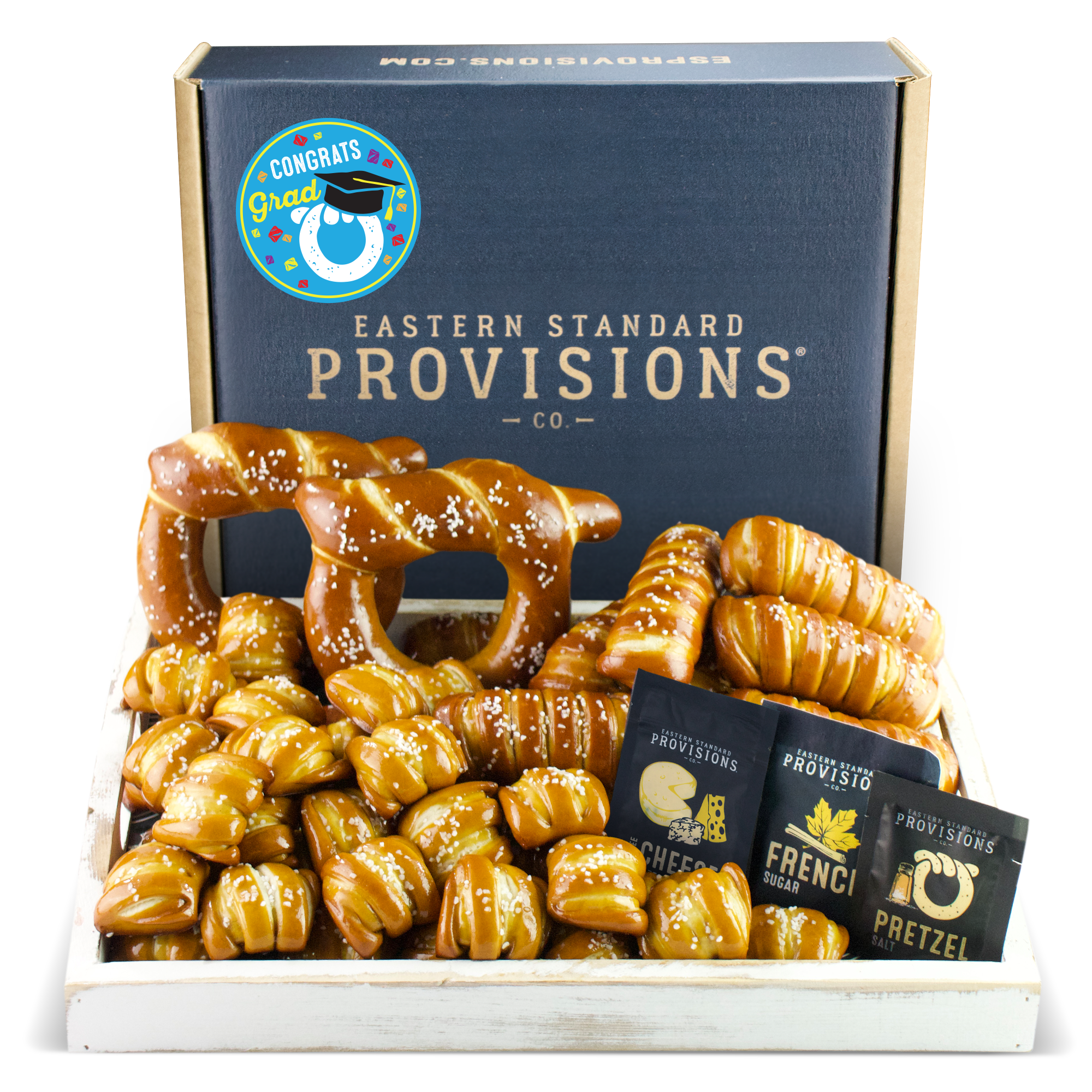 Soft Pretzel & Salts Variety Box - Congrats Grad