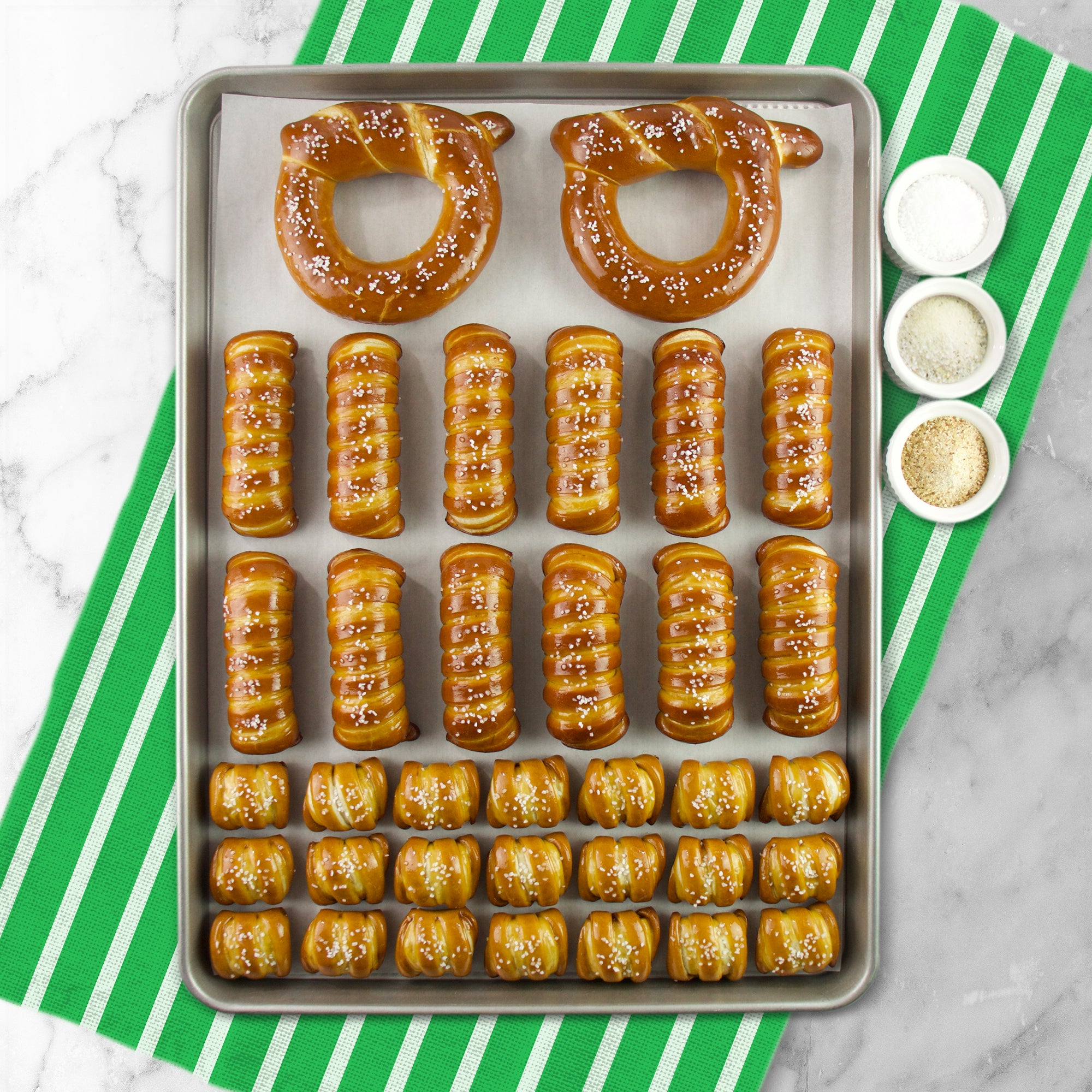 SOFT PRETZELS & SALTS VARIETY BOX - Game Day