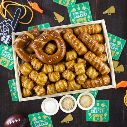 SOFT PRETZELS & SALTS VARIETY BOX - Game Day