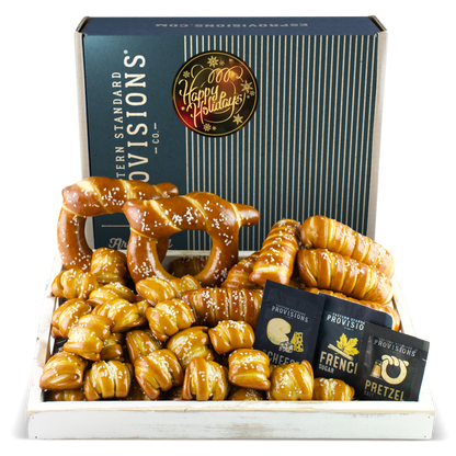 Soft Pretzels & Salts Variety Box - Happy Holidays