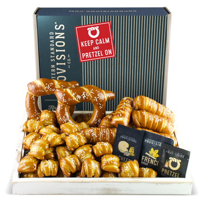 Soft Pretzels & Salts Variety Box - Keep Calm & Pretzel On