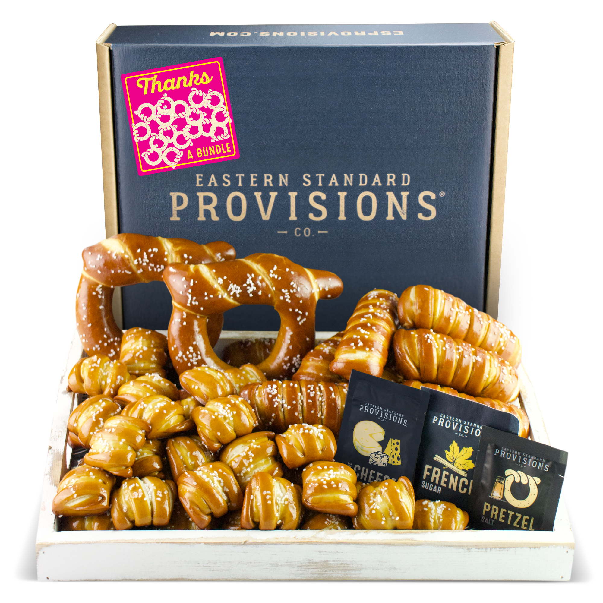 SOFT PRETZELS & SALTS VARIETY BOX - Thank You