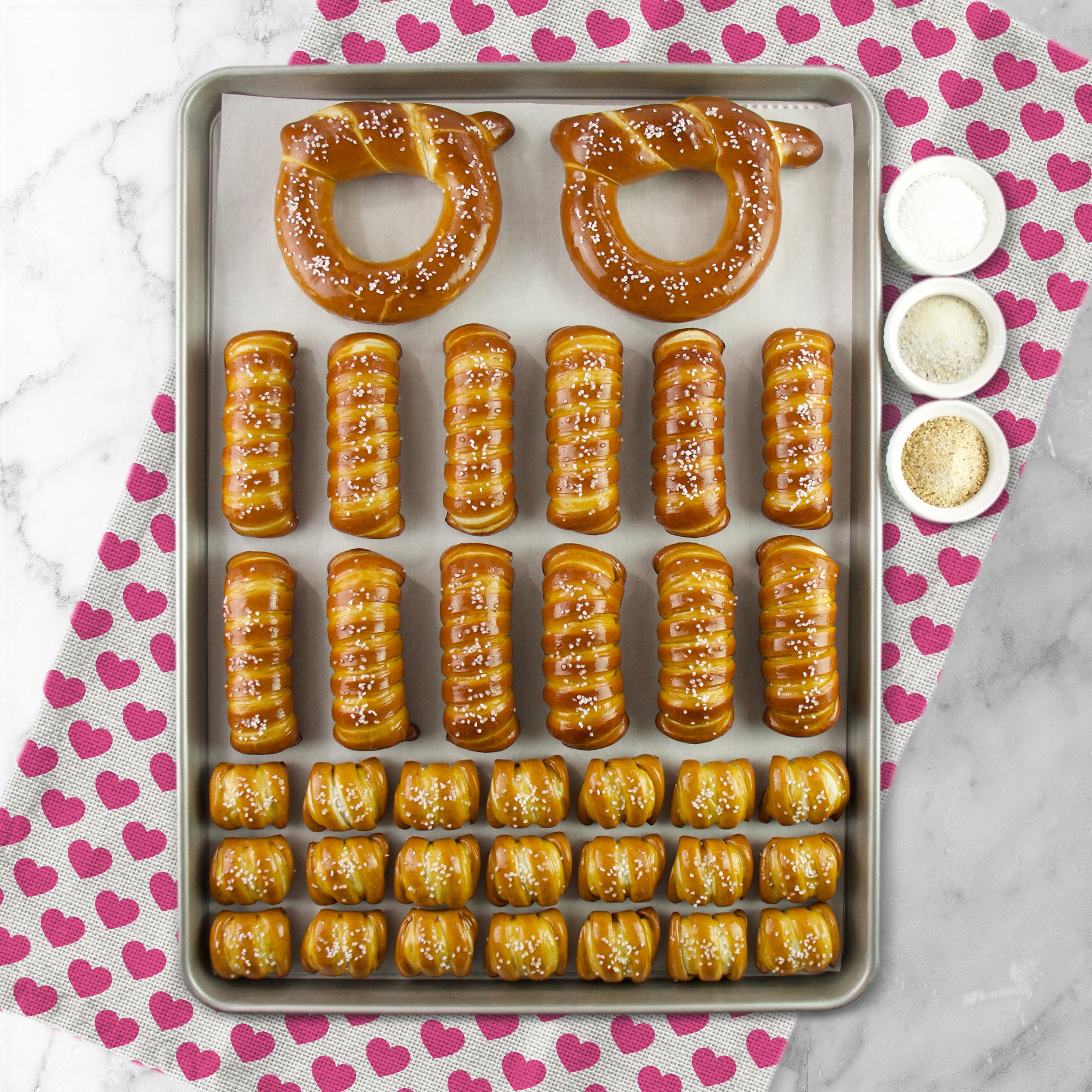 Soft Pretzels & Salts Variety Box - Valentine's Day