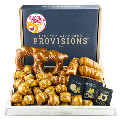 SOFT PRETZELS & SALTS VARIETY BOX - Well Wishes