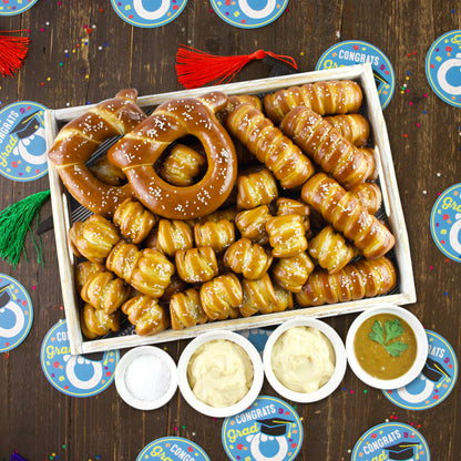 Soft Pretzels & Sauces Variety Box - Congrats Grad