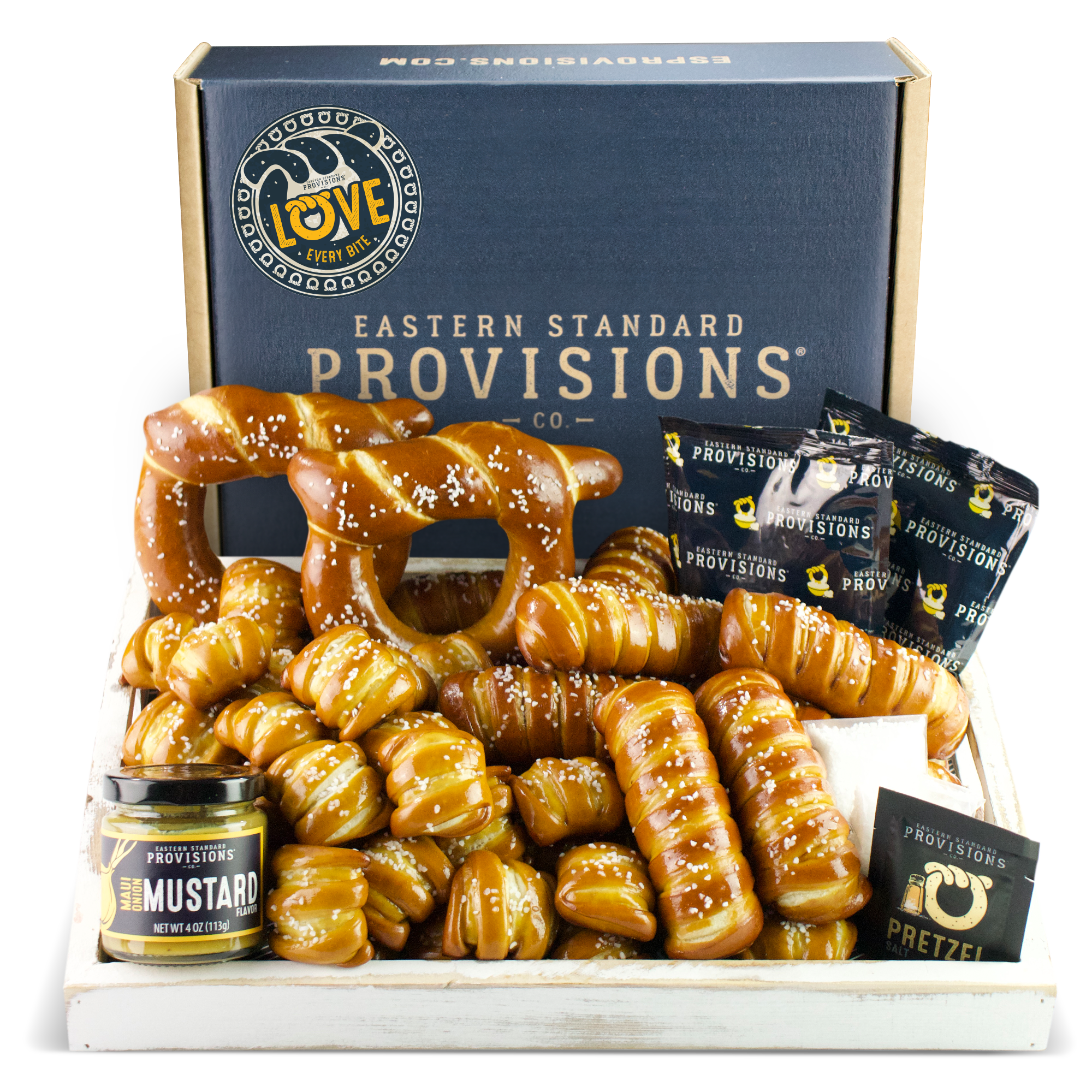 SOFT PRETZELS & SAUCES VARIETY BOX - ESPCO