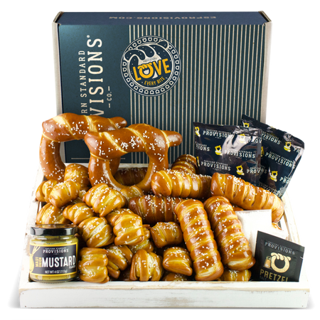 Soft Pretzels & Sauces Variety Box - ESPCO – Eastern Standard