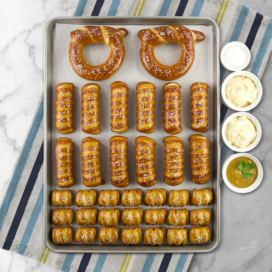 SOFT PRETZELS & SAUCES VARIETY BOX - ESPCO