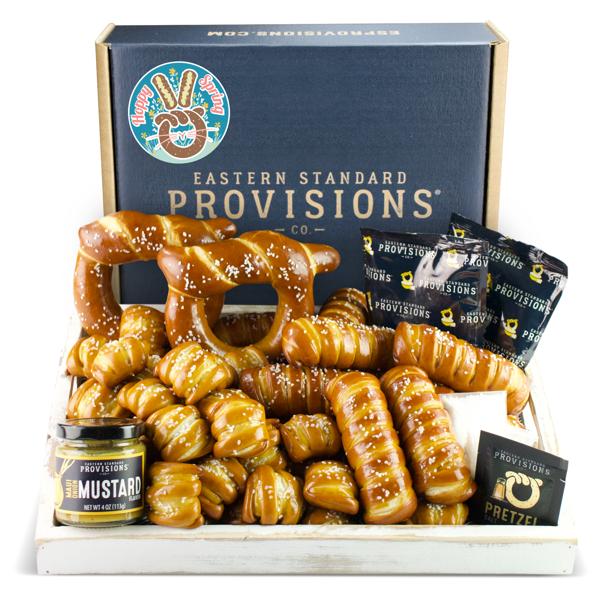 Soft Pretzels & Sauces Variety Box - Easter