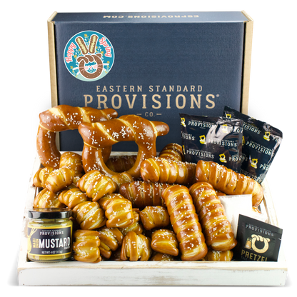 Soft Pretzels & Sauces Variety Box - Easter