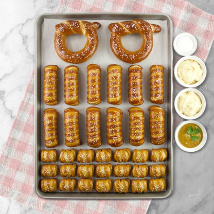 Soft Pretzels & Sauces Variety Box - Easter