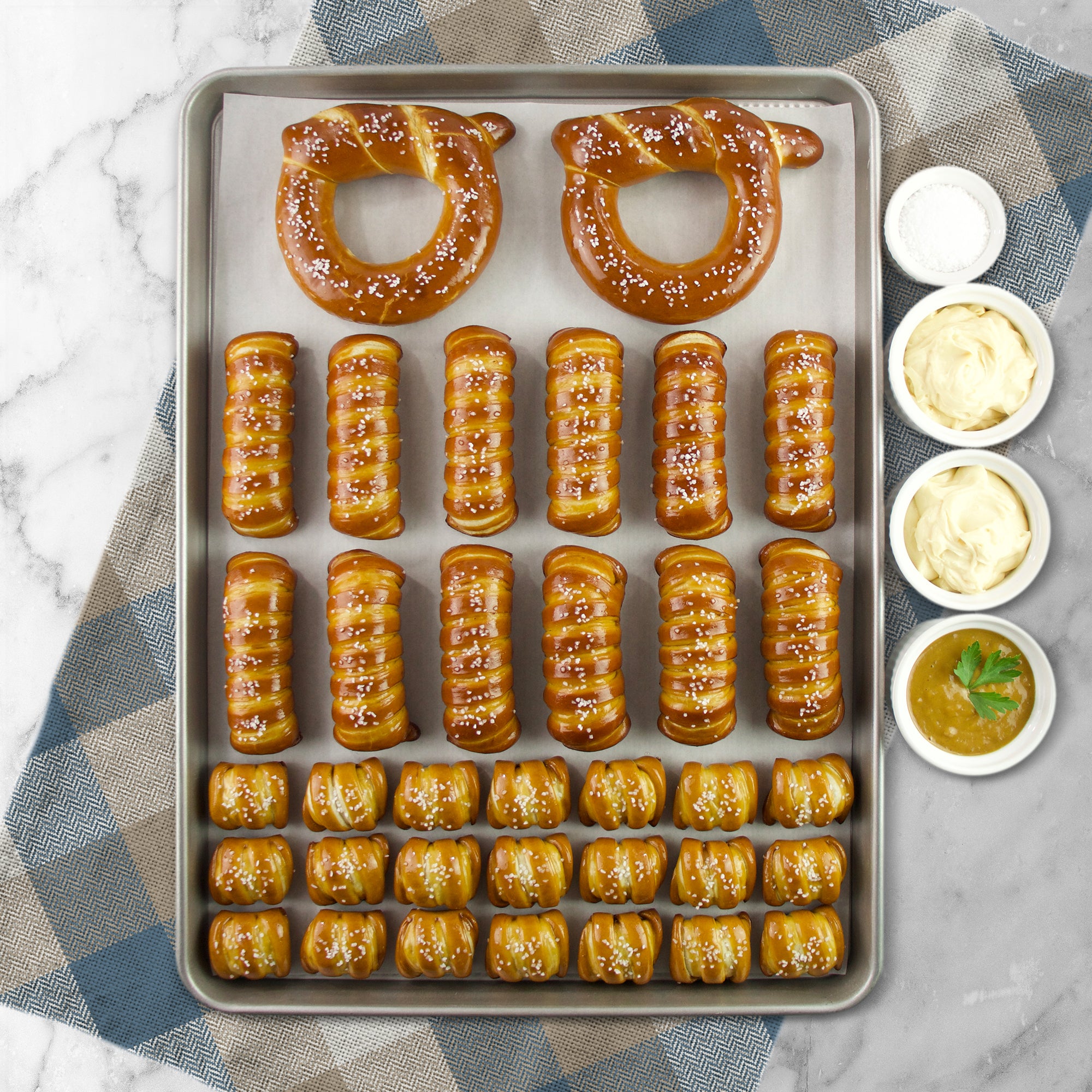 Soft Pretzels & Sauces Variety Box - Father's Day