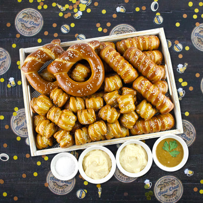 Soft Pretzels & Sauces Variety Box - Father's Day