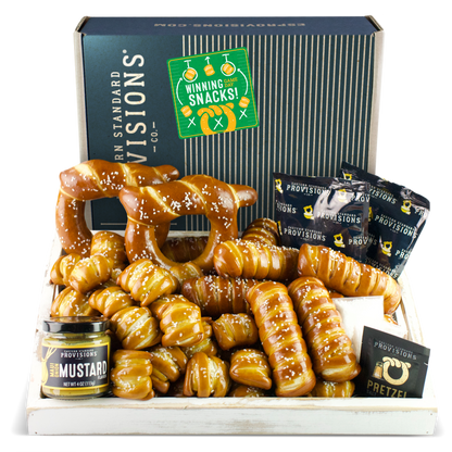 Soft Pretzels & Sauces Variety Box - Game Day