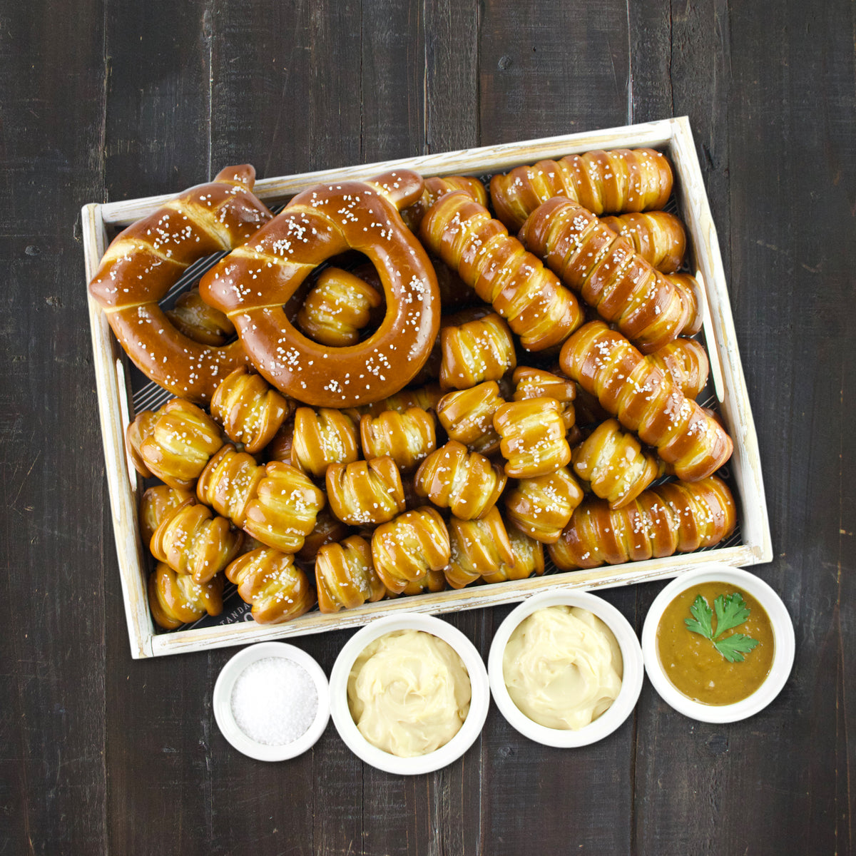 Soft Pretzels & Sauces Variety Box