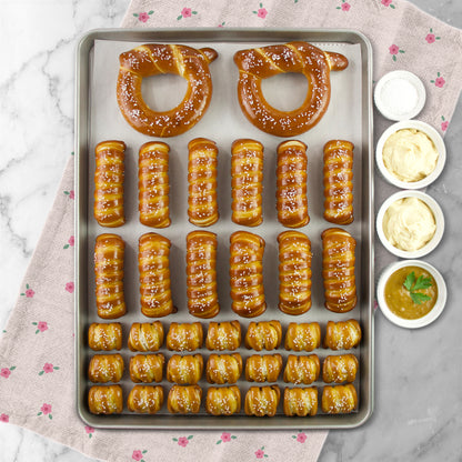 Soft Pretzels & Sauces Variety Box - Mother's Day