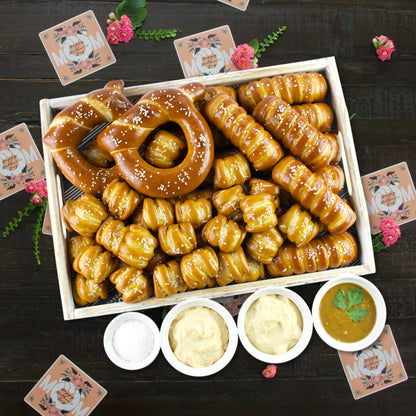 Soft Pretzels & Sauces Variety Box - Mother's Day
