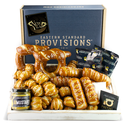 Soft Pretzels & Sauces Variety Box - New Years