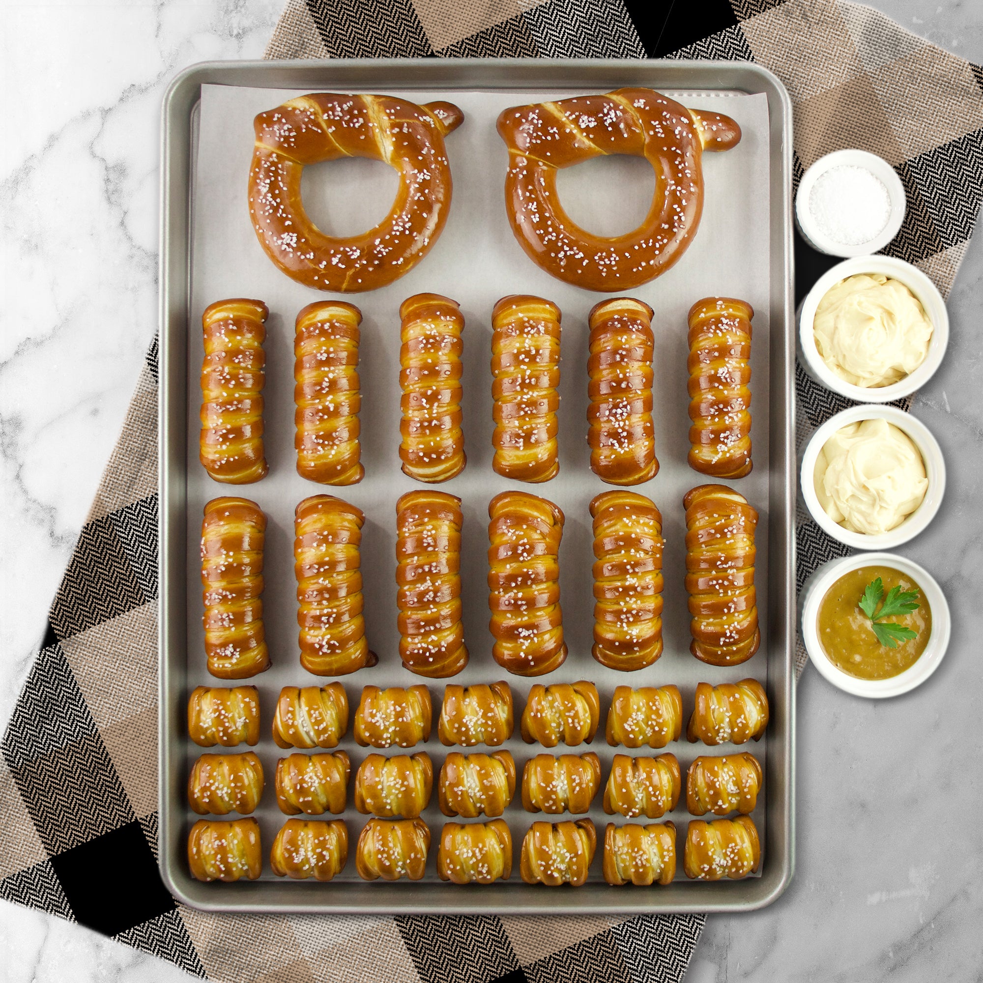 Soft Pretzels & Sauces Variety Box - New Years