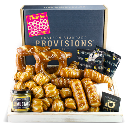 SOFT PRETZELS & SAUCES VARIETY BOX - Thank You
