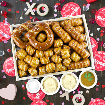 Soft Pretzels & Sauces Variety Box - Valentine's Day