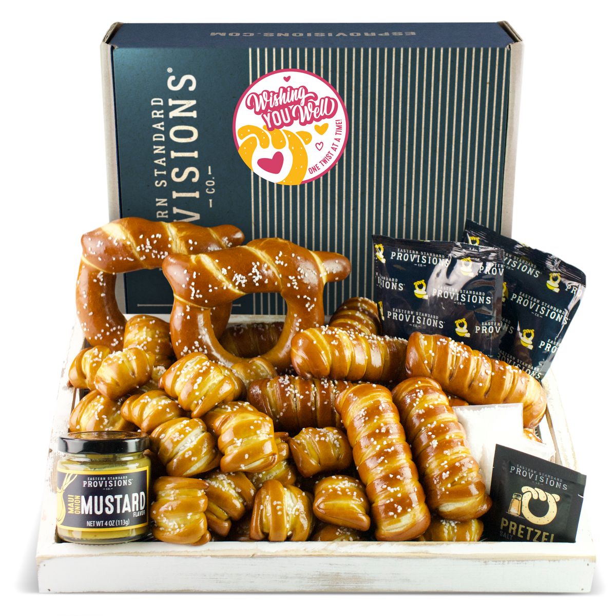 Soft Pretzels & Sauces Variety Box - Well Wishes