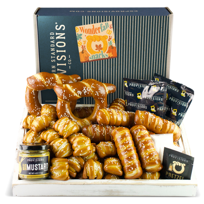 Soft Pretzels & Sauces Variety Box - Wonderfall