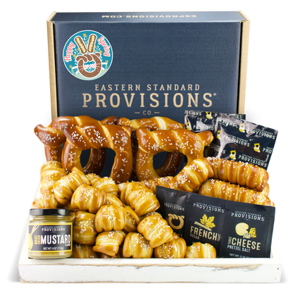 Soft Pretzels, Salts & Sauces Variety Box - Easter