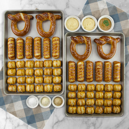 Soft Pretzels, Salts & Sauces Variety Box - Father's Day