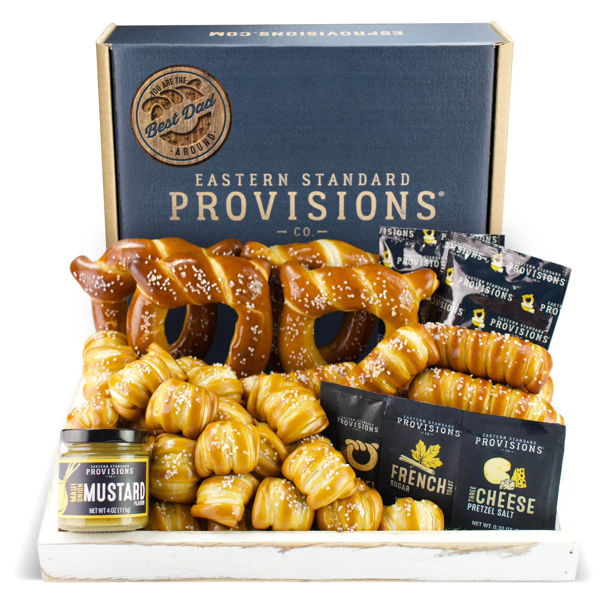 Soft Pretzels, Salts & Sauces Variety Box - Father's Day
