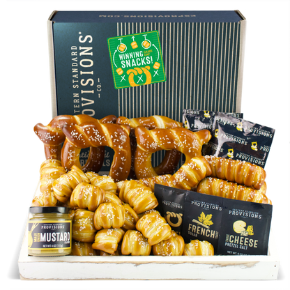 Soft Pretzels, Salts & Sauces Variety Box - Game Day