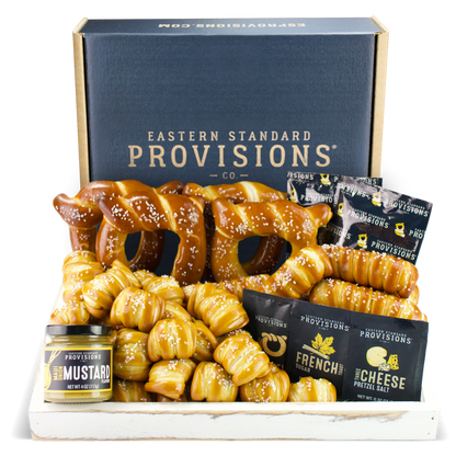 Soft Pretzels, Salts & Sauces Variety Box
