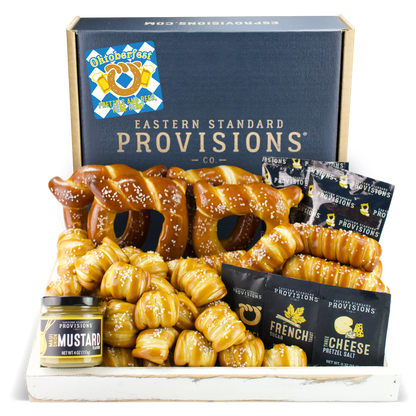 SOFT PRETZELS, SALTS & SAUCES VARIETY BOX - Oktoberfest
