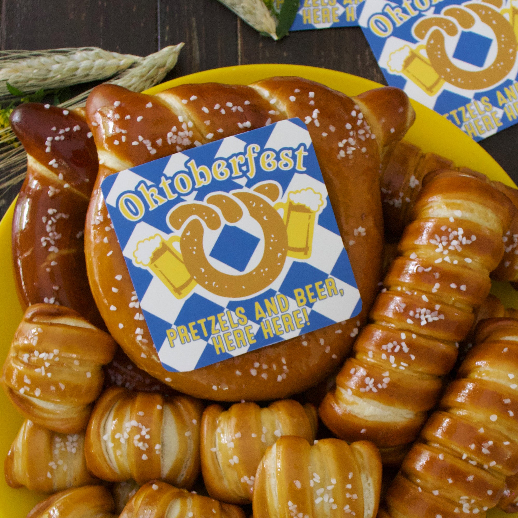 SOFT PRETZELS, SALTS & SAUCES VARIETY BOX - Oktoberfest