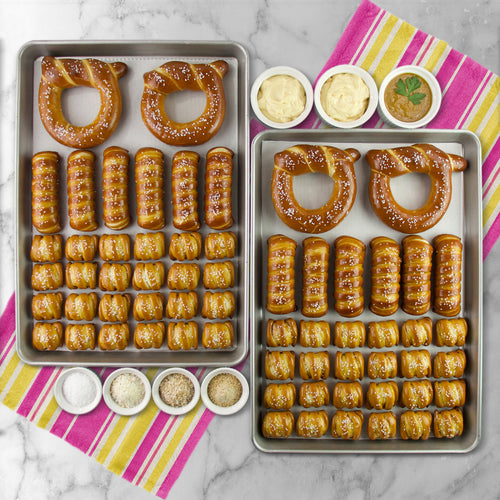 SOFT PRETZELS, SALTS & SAUCES VARIETY BOX - Thank You