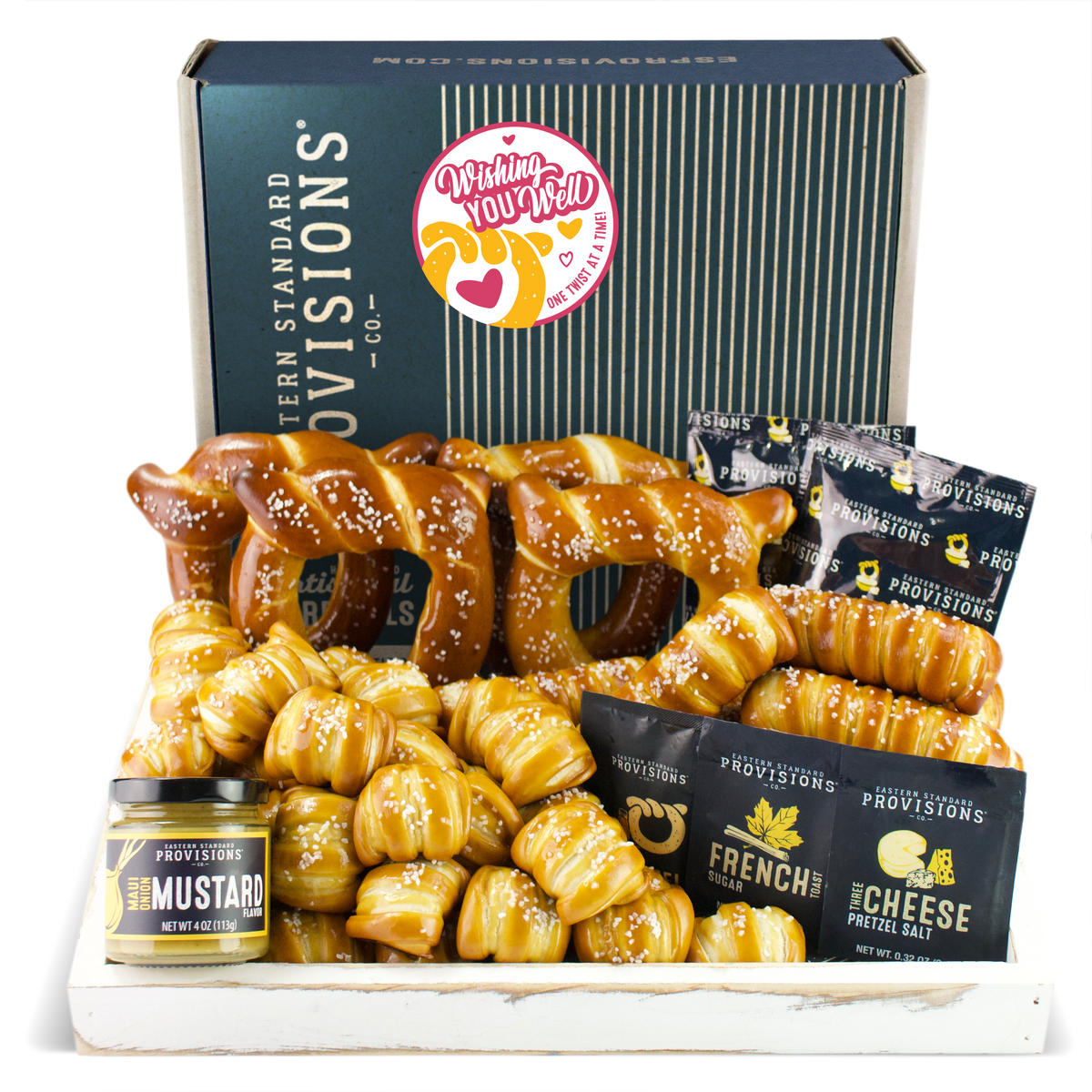 Soft Pretzels, Salts & Sauces Variety Box - Well Wishes