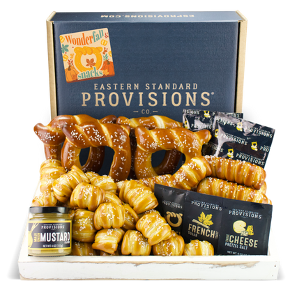 SOFT PRETZELS, SALTS & SAUCES VARIETY BOX - Wonderfall