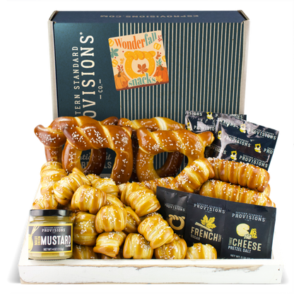 Soft Pretzels, Salts & Sauces Variety Box - Wonderfall