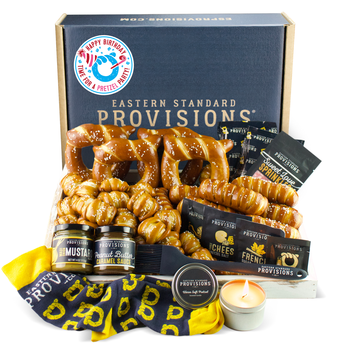 SOFT PRETZEL LOVERS VARIETY BOX - Happy Birthday